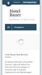 Mobile Screenshot of hotel-bauer-berneck.de